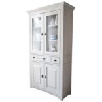 Wysoka Witryna z Drewna FELIX