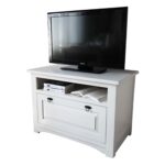 Wysoka Drewniana Szafka pod Telewizor FELIX