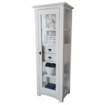 Wąska Witryna z Drewna FELIX