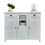 Wysoka Komoda z Przeszkleniem MENDOZ