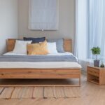 Klasyczne Łóżko Dębowe Dąb Olejowany Sogno