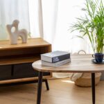 Stolik kawowy z drewna orzechowego Awokado