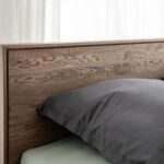 Klasyczne Łóżko Dębowe Dąb Dymiony Sogno