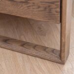 Klasyczne Łóżko Dębowe Dąb Dymiony Sogno