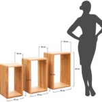 Półki Zestaw 3szt Verde Classico Dębowe