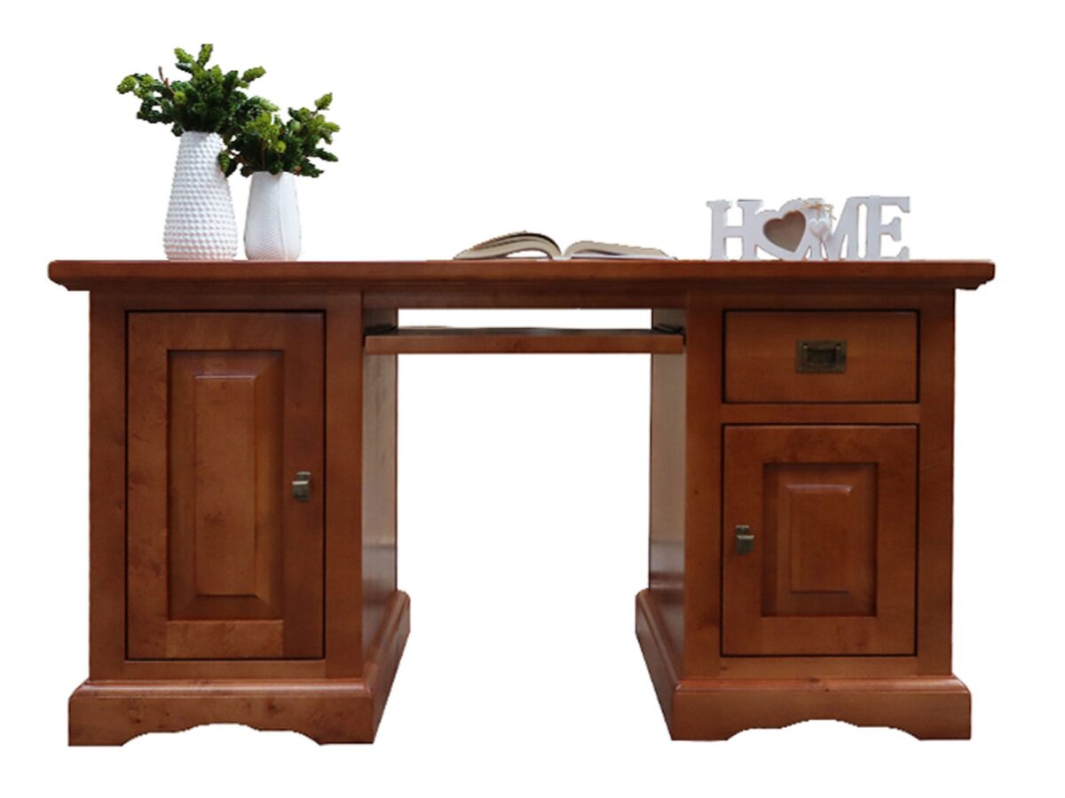 Drewniane Biurko Uniwersalne do Gabinetu BARKON