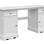 Biurko drewniane podwójne INGRID