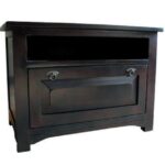 Wysoka Drewniana Szafka pod Telewizor FELIX