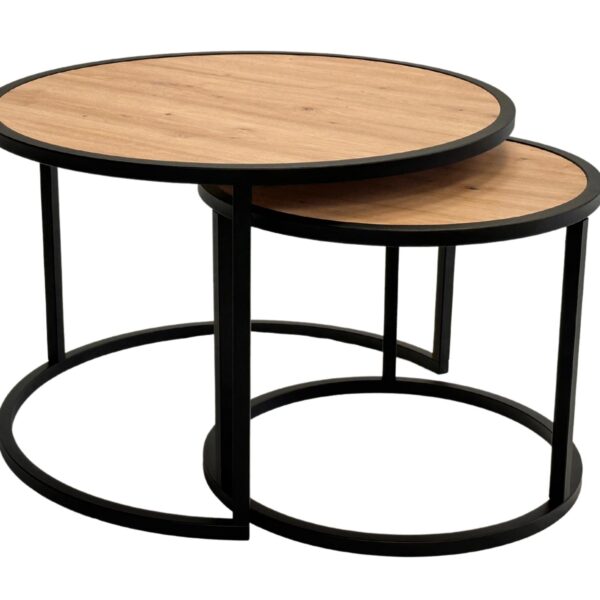 Zestaw Stoliki Nowoczesne Industrialne – Loft