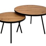 Wysokie Stoliki Kawowe Zestaw 2 szt. – Artisan 01