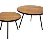 Wysokie Stoliki Kawowe Zestaw 2 szt. – Artisan 01