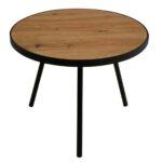 Zestaw Stoliki Dekoracyjne ze Skórą Naturalną – Kreo 01