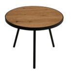 Zestaw Stolików Kawowych z Obrzeżem Skórzanym 25 mm – Artisan 02