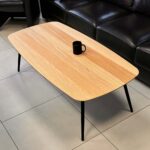 Stolik Drewniany Geometryczny z Masą Formy – Linaro 05