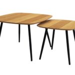 Zestaw Stoliki Drewniane Geometryczne – Linaro 91