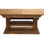 Ława Drewniana Rozkładana z Dolną Półką – Taverno