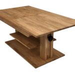 Ława Drewniana Rozkładana z Dolną Półką – Taverno