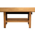 Ażurowy Stolik Drewniany z Podnoszonym Blatem – Velnero