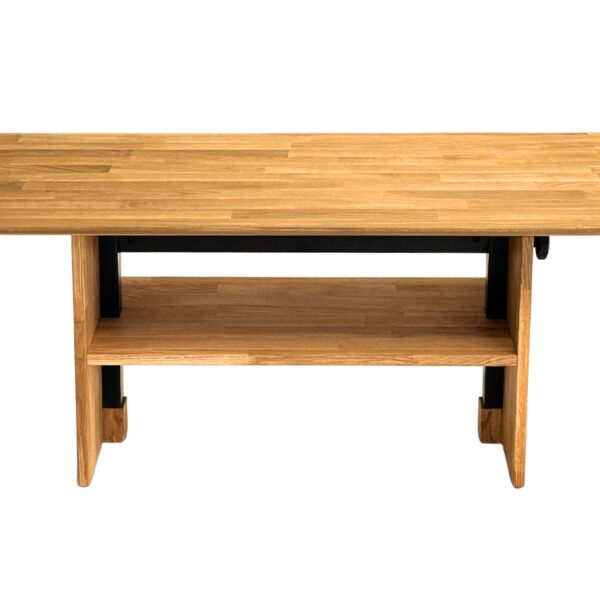 Stolik Dębowy z Podnoszonym Blatem Nowoczesny – Taverno