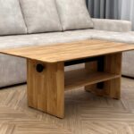 Stolik Dębowy z Podnoszonym Blatem Nowoczesny – Taverno