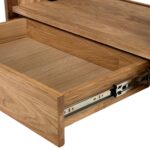 Stolik Dębowy z Regulacją Wysokości i Szufladą – Artisan 04