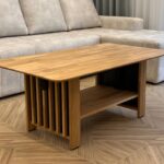 Stolik Podnoszony z Lamelami Dębowy – Taverno