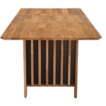 Ława Dębowa z Lamelami i Podnoszonym Blatem – Taverno