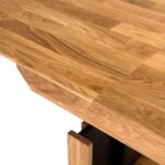 Ława Dębowa z Lamelami i Podnoszonym Blatem – Taverno