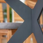 Stół dębowy na metalowych nogach 100x200