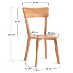 Krzesło dębowe MAX Tabacco
