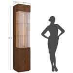 Minimalistyczna dębowa nowoczesna witryna Essentia