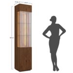 Industrialna nowoczesna dębowa witryna Essentia