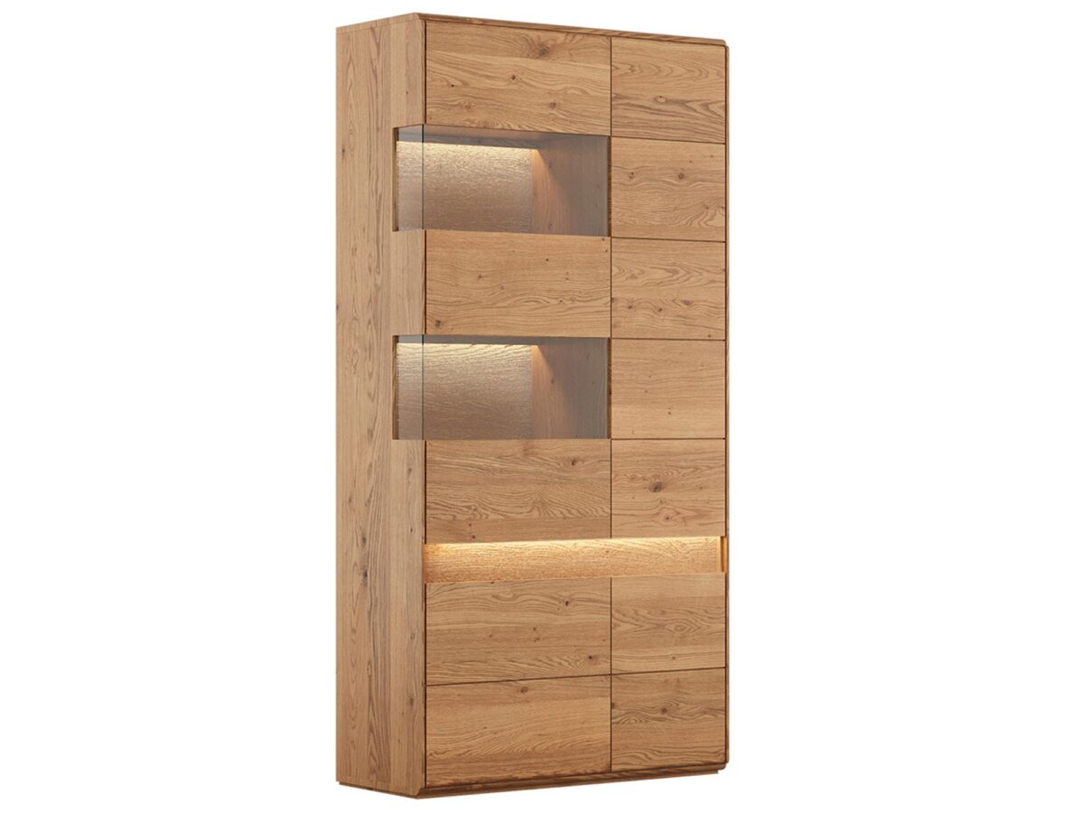 Lewa Witryna 2D - Nowoczesny Dąb Sekwana