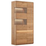 Lewa Witryna 2D - Nowoczesny Dąb Sekwana