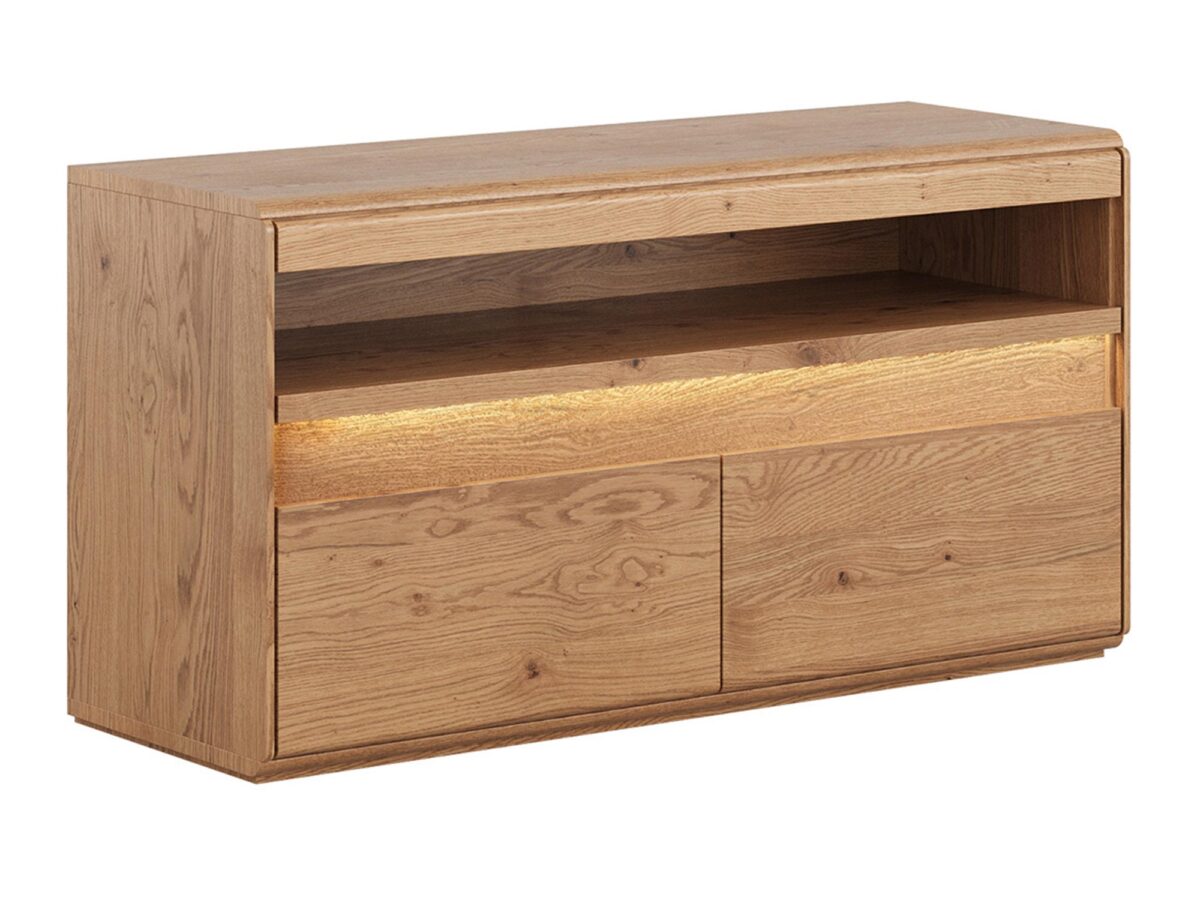 Mała Szafka RTV - Dąb Naturalny Sekwana