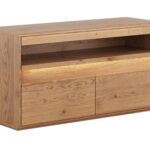 Mała Szafka RTV - Dąb Naturalny Sekwana