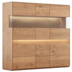 Witryna 3D Niska - Nowoczesność i Dąb Sekwana