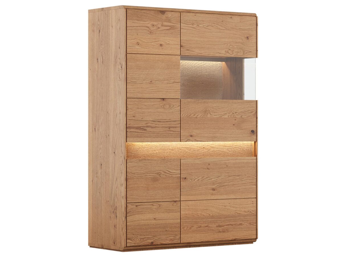 Witryna 2D Niska Prawa - Dąb Elegancki Sekwana