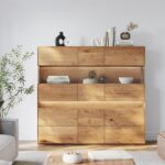 Witryna 3D Niska - Nowoczesność i Dąb Sekwana