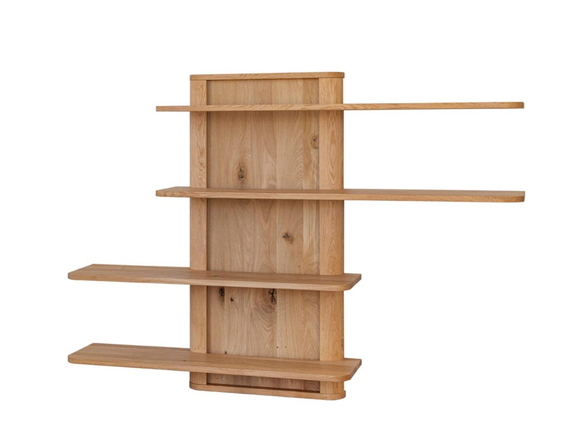 Półki Wiszące - Design Dębowy Sekwana