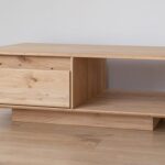 Ława z Szufladą - Elegancki Dąb Sekwana