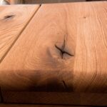 Mała drewniana ława z szufladą Maseri