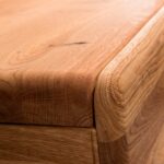 Mała drewniana ława z szufladą Maseri