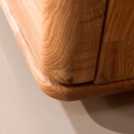 Mała drewniana ława z szufladą Maseri