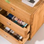 Kontenerek Drewniany Biurowy na Kółkach Maseri