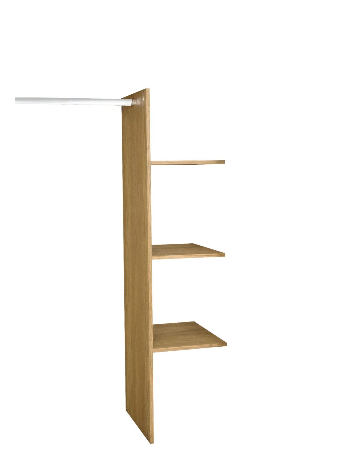 Regał Wewnętrzny Maseri: 3 Półki + Drążek