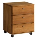 Kontenerek Drewniany Biurowy na Kółkach Maseri