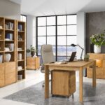 Kontenerek Drewniany Biurowy na Kółkach Maseri