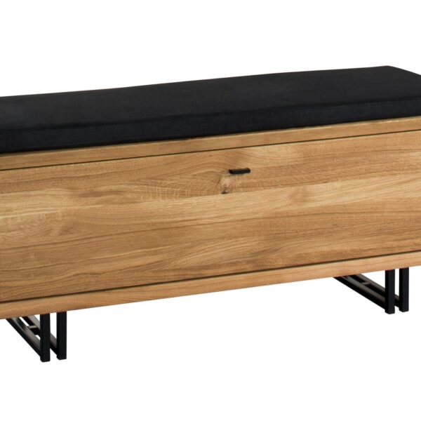 Drewniana szafka na buty z siedziskiem Toledo