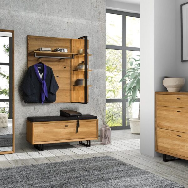 Drewniane meble do przedpokoju Toledo